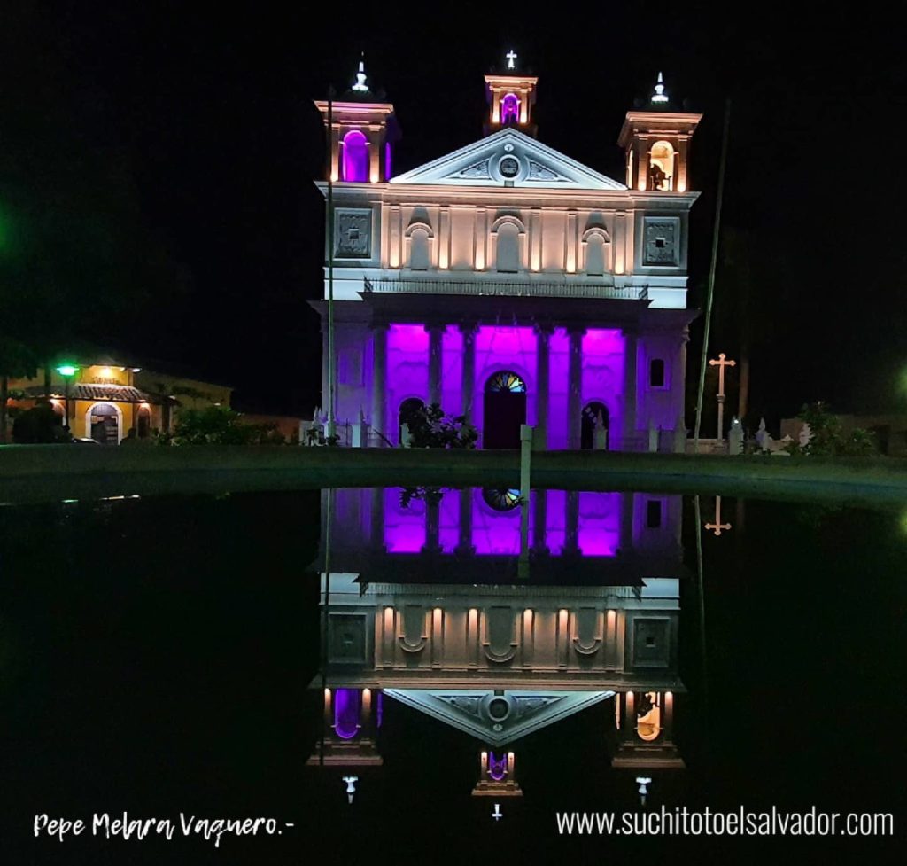 Iluminacion iglesia Suchitoto 1