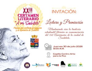 Suchitoto celebrará el talento de sus jóvenes escritores en el XXII Certamen Estudiantil Literario "A mi Suchitoto" 2 Diplomas y reconocimientos 1